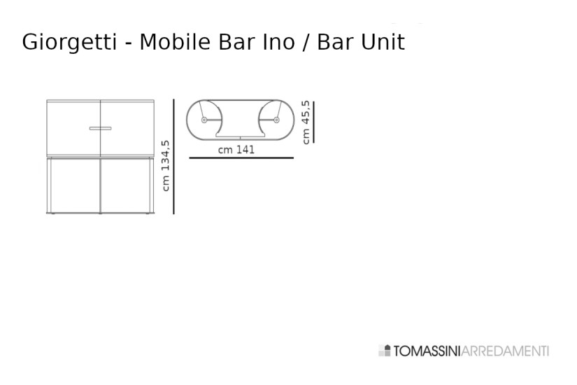 Mobile Bar Ino à deux portes (Offre Expo) Giorgetti - 10