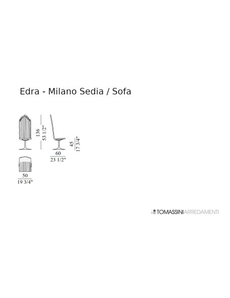 Sedia Milano Edra - 8