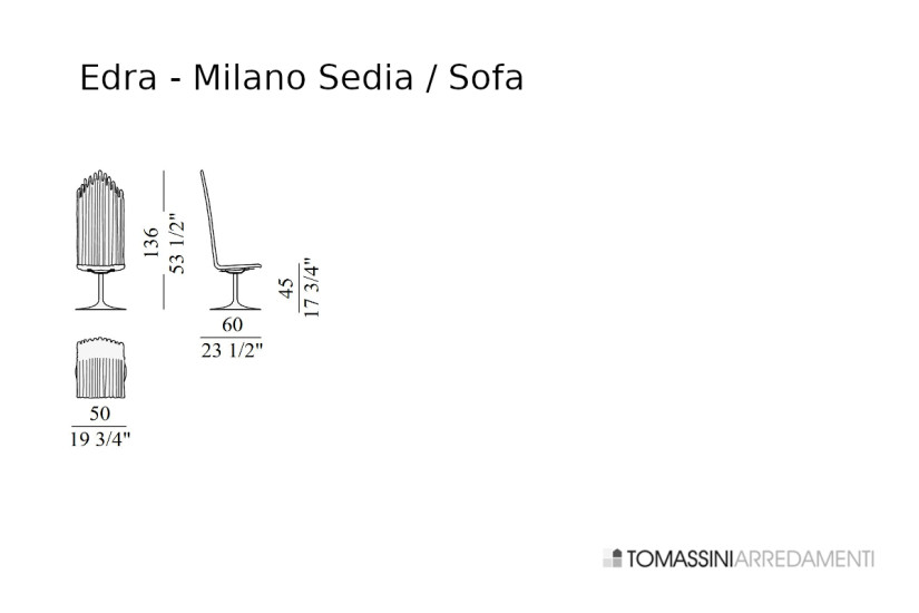 Chaise Milano Edra - 8