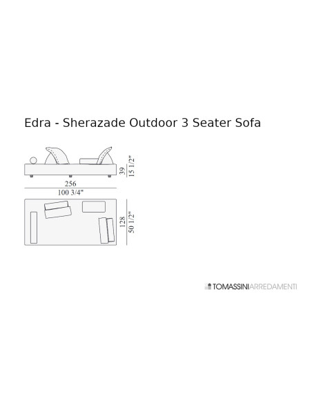 Divano Outdoor Sherazade Edra - 3