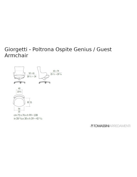 Poltrona Genius Giorgetti - 7