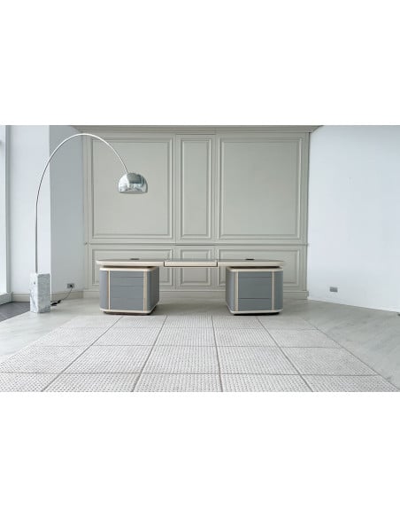 Bureau Tycoon en acajou (Offre Expo) Saba - 1