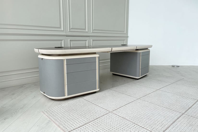 Tycoon Mahogany Desk (Expo Offer) Saba - 2