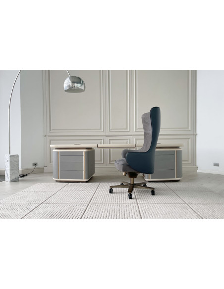 Scrivania Tycoon in mogano (Offerta Expo) Saba - 4