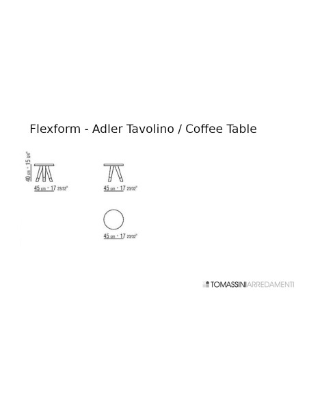 Tavolino Adler Flexform - 3