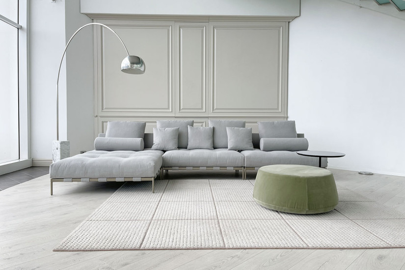 Divano Pixel Light Indoor grigio (Offerta Expo) Saba - 1