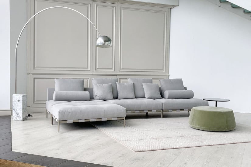 Divano Pixel Light Indoor grigio (Offerta Expo) Saba - 2