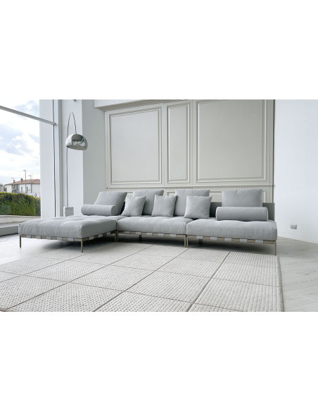 Divano Pixel Light Indoor grigio (Offerta Expo) Saba - 3