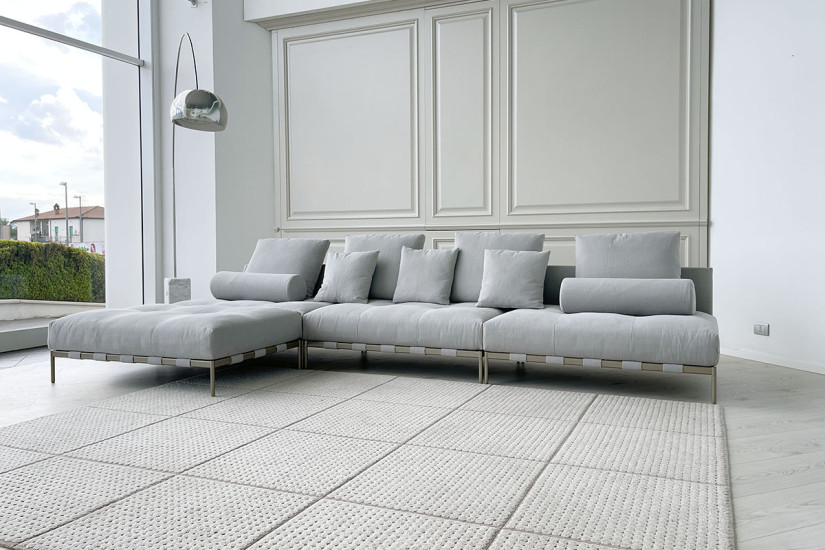 Canapé Pixel Light Indoor gris (Offre Expo) Saba - 3