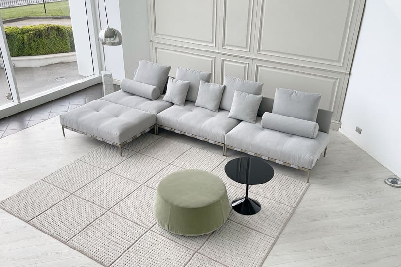 Divano Pixel Light Indoor grigio (Offerta Expo) Saba - 4