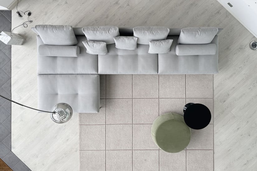 Divano Pixel Light Indoor grigio (Offerta Expo) Saba - 6