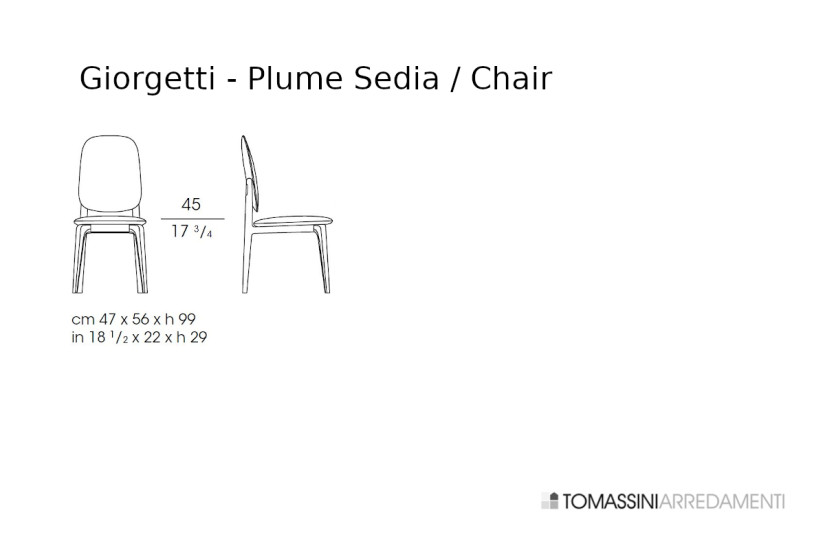 Plume Chair Giorgetti - 4