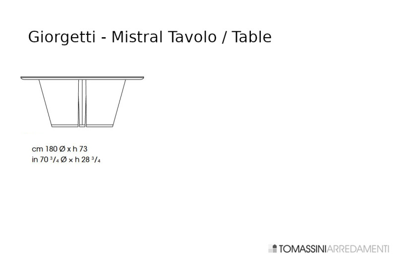 Mistral Table Giorgetti - 7