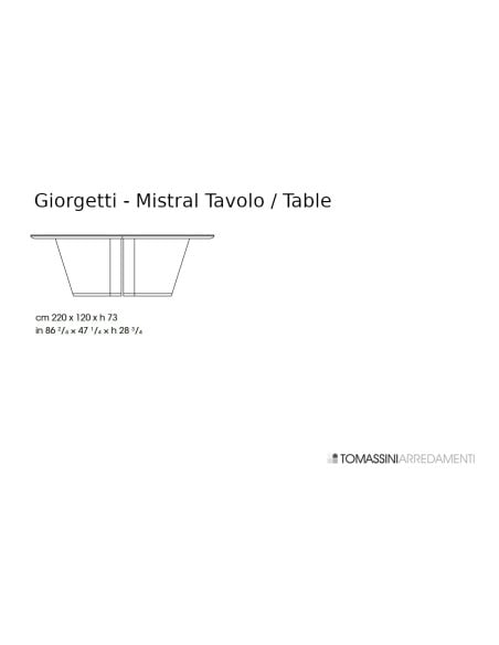 Mistral Table Giorgetti - 8