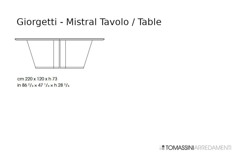 Mistral Table Giorgetti - 8