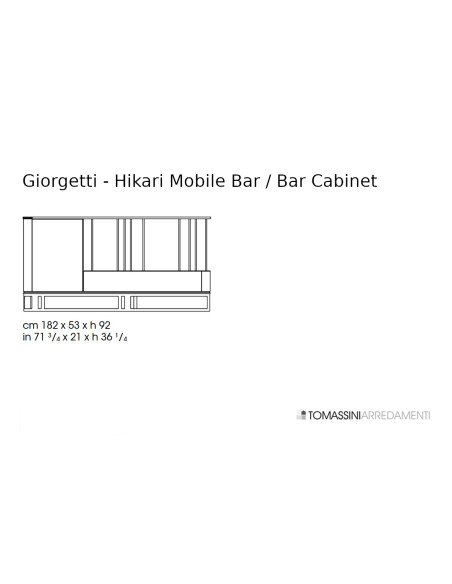 Hikari Bar Cabinet Giorgetti - 5