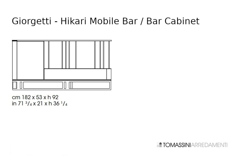 Hikari Bar Cabinet Giorgetti - 5