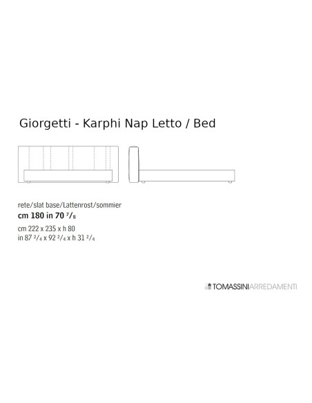 Karphi Nap Bed Giorgetti - 6