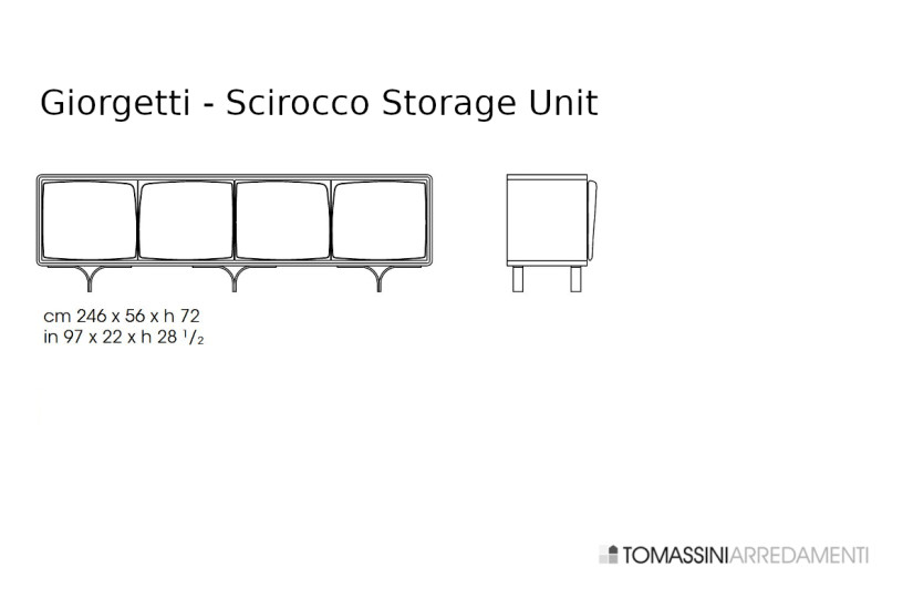 Scirocco Storage Unit Giorgetti - 4