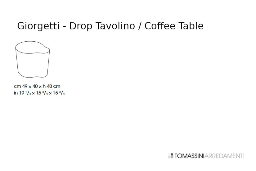Table basse Drop Giorgetti - 4