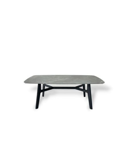 Curve Grey Marble Table (Expo Offer) Poliform - 7