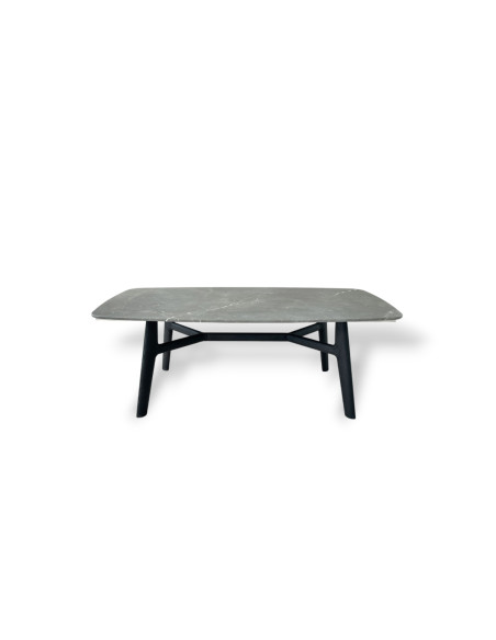 Table Curve en marbre gris (Offre Expo) Poliform - 7