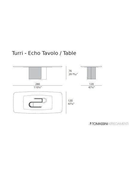 Tavolo Echo Turri - 4