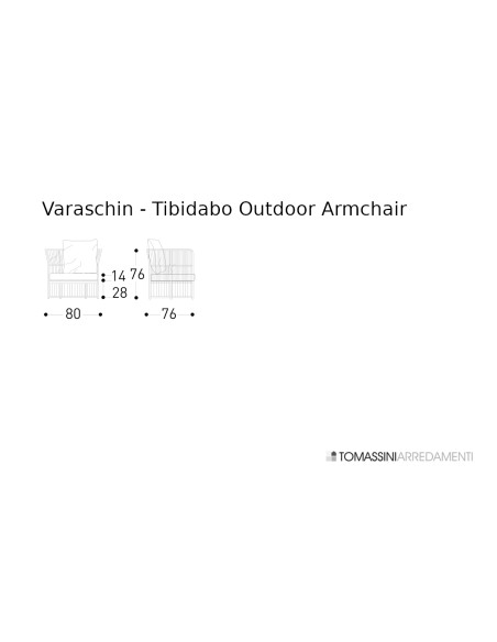 Fauteuil d'extérieur Tibidabo Varaschin - 3