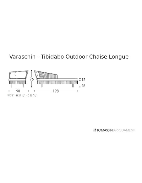 Dormeuse Outdoor Tibidabo Varaschin - 4