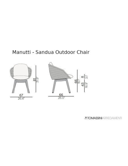 Chaise d'extérieur Sandua Manutti - 5