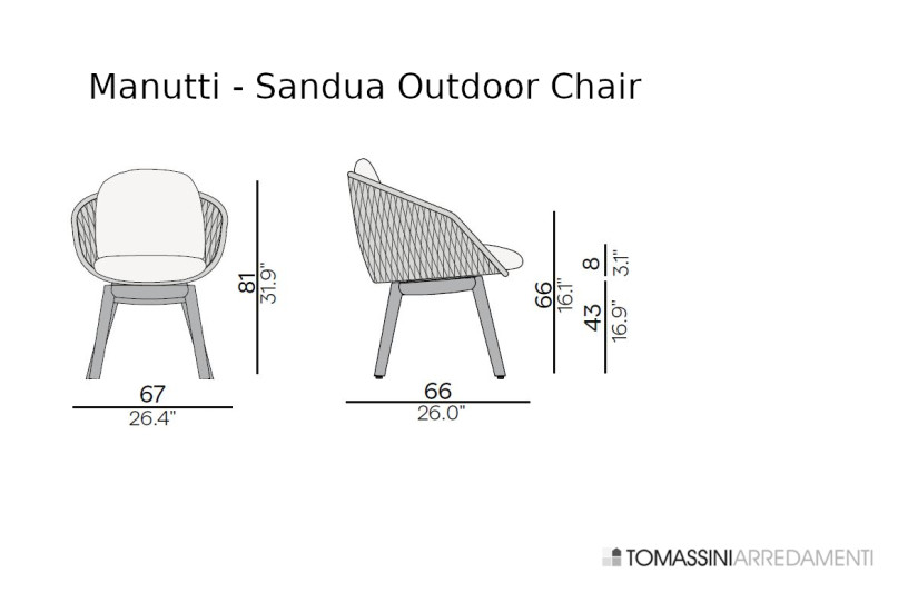 Chaise d'extérieur Sandua Manutti - 5