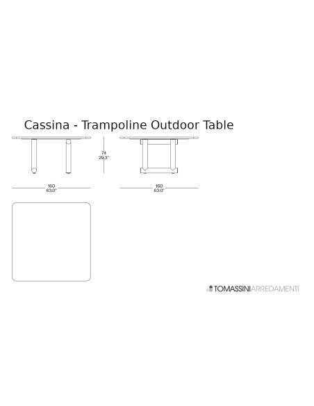 Trampoline Outdoor Table Cassina - 7