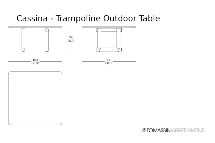 Tavolo Outdoor Trampoline Cassina - 7