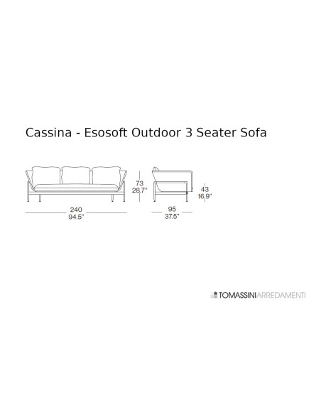 Esosoft Outdoor Sofa  - 5