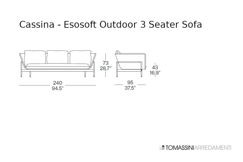 Divano Outdoor Esosoft  - 5