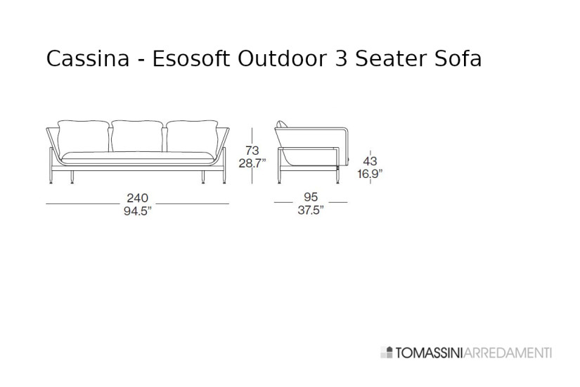 Esosoft Outdoor Sofa  - 5