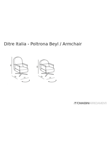 Fauteuil Beyl Ditre Italia - 7