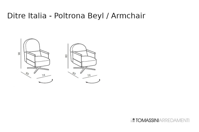Fauteuil Beyl Ditre Italia - 7