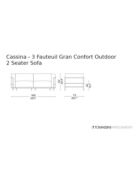 Divano Outdoor 3 Fauteuil Grand Confort, Grand Modèle  - 6