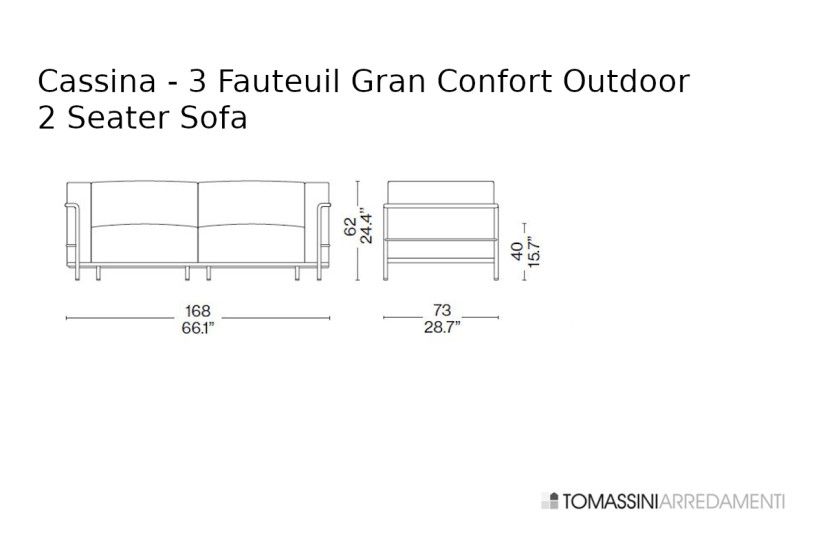 3 Fauteuil Grand Confort, Grand Modèle Outdoor Sofa  - 6