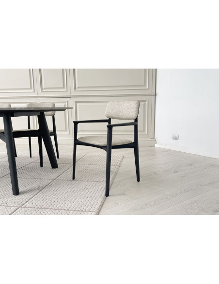 Chaise Curve avec accoudoirs (Offre Expo) Poliform - 3