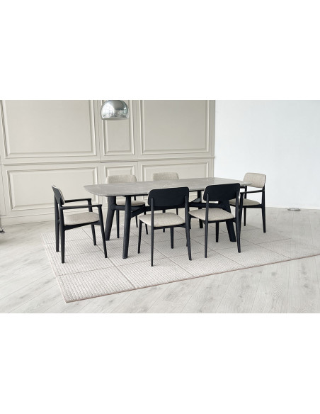 Chaise Curve avec accoudoirs (Offre Expo) Poliform - 5