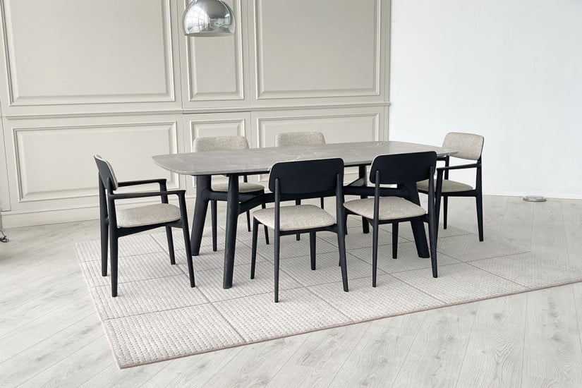 Chaise Curve avec accoudoirs (Offre Expo) Poliform - 5