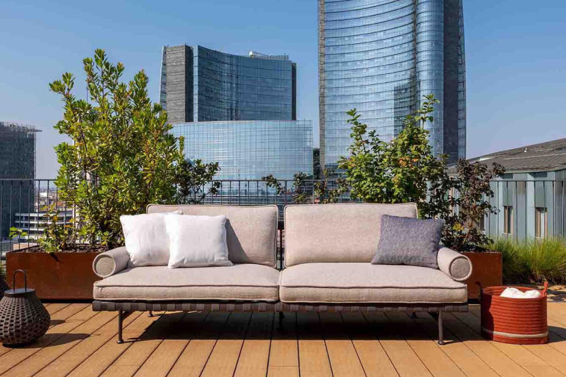 Divano Outdoor Souvenir d'Italie Poltrona Frau - 5