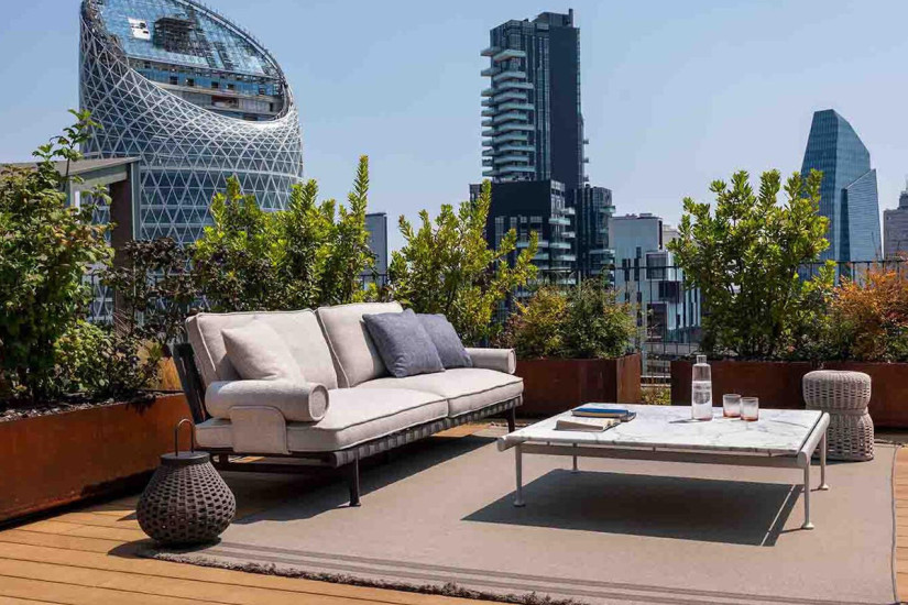 Divano Outdoor Souvenir d'Italie Poltrona Frau - 6