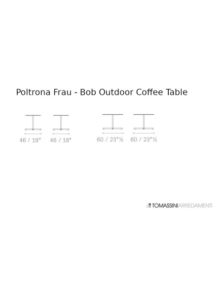 Tavolino Outdoor Bob Poltrona Frau - 4