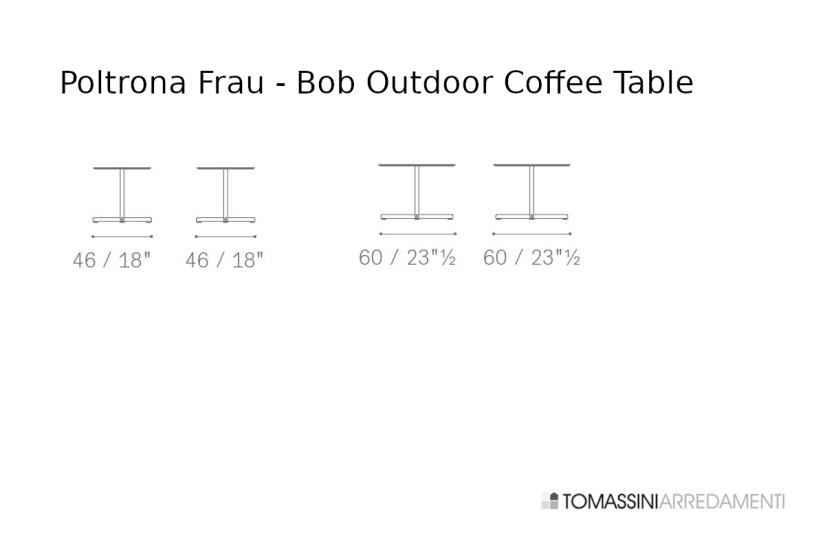 Tavolino Outdoor Bob Poltrona Frau - 4
