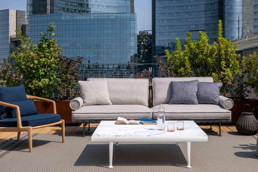 Souvenir d'Italie Outdoor Coffee Table Poltrona Frau - 3