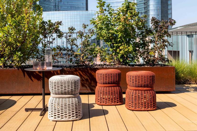 Pouf d'extérieur Leplì Poltrona Frau - 6