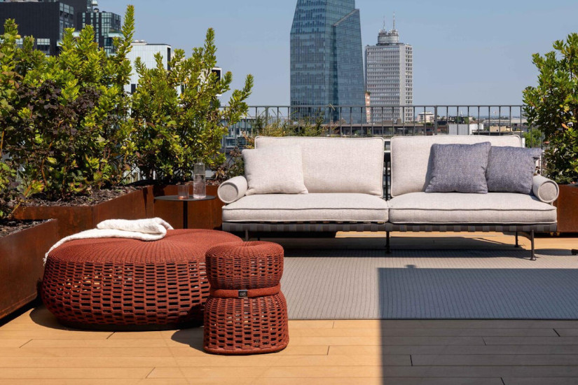 Pouf d'extérieur Leplì Poltrona Frau - 7